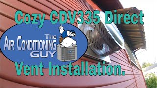 Cozy Direct Vent Wall Heater Installation [upl. by Esilec]