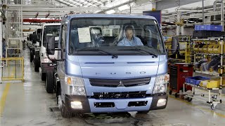 TRUCK FACTORY Mitsubishi Fuso Production [upl. by Saoj911]