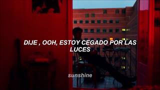 Blinding Lights  The Weeknd  Subtitulado Español [upl. by Xylia]