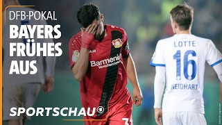 DFBPokal SF Lotte gelingt die Sensation gegen Leverkusen  Sportschau [upl. by Smalley262]