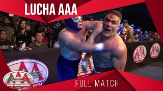 Lucha ESTELAR en JAULA  Triplemanía Regia [upl. by Shreeves]