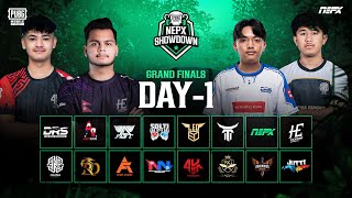 PUBG Mobile NEPX Showdown  Grand Finals Day 1 [upl. by Kieran]