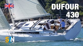 Dufour 430 English  Sea trial video  4K [upl. by Peyton]