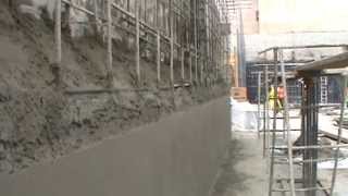 Shotcrete Wall  Smooth Finish [upl. by Anahsak]