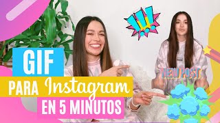 Como crear Gif para instagram en 5 minutos 2020 [upl. by Mosera455]