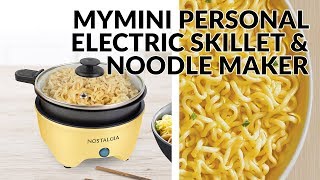 MSK5YW  MyMini Personal Electric Skillet amp Noodle Maker [upl. by Nageam]