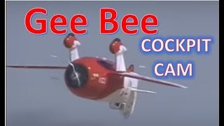 Great cockpit footage of Gee Bee R2 Aerobatic Demo [upl. by Liv]