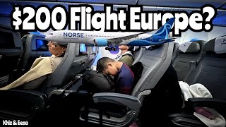 NEW Norse Atlantic Airways  Flying Economy NY to Oslo  Cheap Flight [upl. by Boniface445]