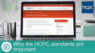 The importance of HCPC standards [upl. by Ilram]