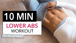 10 MIN LOWER AB WORKOUT  No Equipment I Pamela Reif [upl. by Manuela983]