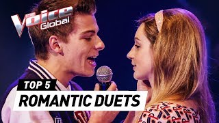 VALENTINES DAY special ROMANTIC DUETS in The Voice [upl. by Gorges]