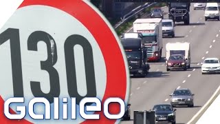 Tempolimit auf der Autobahn Dafür oder Dagegen  Galileo  ProSieben [upl. by Broderic]