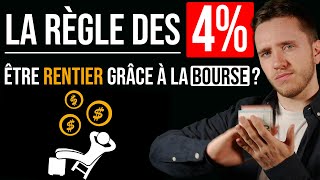 La règle des 4  comment vivre de ses revenus passifs en bourse et quand [upl. by Artim795]