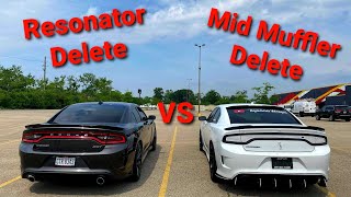 Resonator vs Muffler Delete Which Sounds Better [upl. by Madeleine]