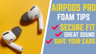 Airpods Pro Hurt My Ears  Foam Ear Tips Solved the Problem 🥰 [upl. by Maegan]