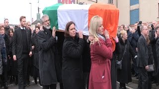 Gerry Adams oration at the graveside of Martin McGuinness [upl. by Vallery]