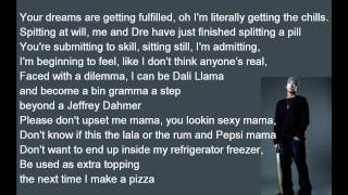 Eminem  Must Be The Ganja lyrics HD [upl. by Amethyst]