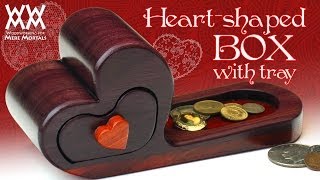 Heartshaped box with tray Classy gift idea [upl. by Adolf]