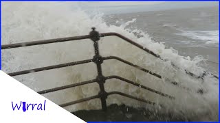 STORM WAVES Crashing at New Brighton [upl. by Alberta622]