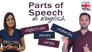 9 Parts of Speech in English  English Grammar Lesson [upl. by Cary]