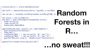 StatQuest Random Forests in R [upl. by Aihtibat]