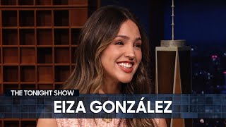 Eiza González Auditioned for Robert Rodriguez in a Wedding Dress  The Tonight Show [upl. by Yemrots]