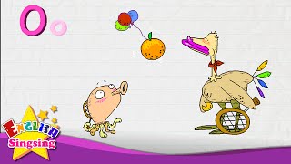 O is for Octopus Orange Ostrich  Letter O  Alphabet Song  Learning English for kids [upl. by Sitruk]