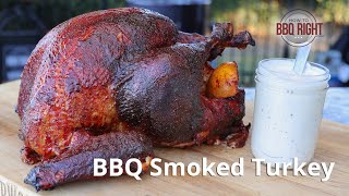 BBQ Smoked Turkey Recipe [upl. by Eiznil509]