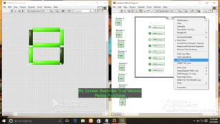 TUTORIAL 1 HOW TO MAKE SEVEN SEGMENT DISPLAY USING LABVIEW [upl. by Durstin196]