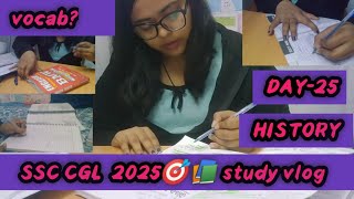 DAY25 SSC CGL PRODUCTIVE STUDY VLOG 🌼🎯📚ssc cgl2025 cglaspirant ssccgl2025 vlog motivation [upl. by Nomelihp190]