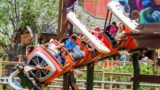 Barnstormer Ride Along  Fantasyland  Magic Kingdom  Walt Disney World [upl. by Mailliw]