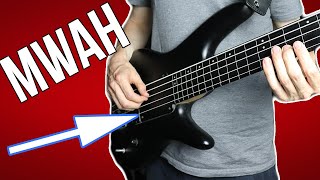 Fretless Bass Sound How to Get The MWAH Sound [upl. by Soelch795]