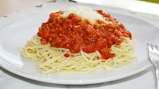 Spaghetti Bolognese  Easy Italian Pasta Recipe [upl. by Carrington295]