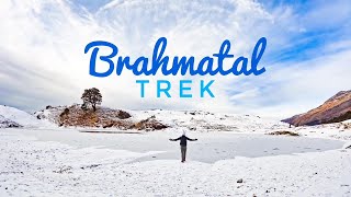 Brahmatal Trek  Winter Trek 2022  Uttarakhand [upl. by Refinej]