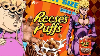 I Giorno Giovanna eat Reeses Puffs FULL VERSION Mashup [upl. by Berliner891]