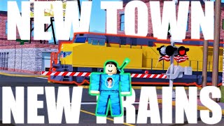 New Town And Trains  Rails Unlimited  With Railroadpreserver [upl. by Skutchan]