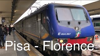 Trenitalia Regional Train from Pisa Centrale to Florence  Firenze Santa Maria Novella [upl. by Carlina]