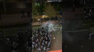 Eintracht Frankfurt Ultras gegen die Polizei [upl. by Akenehs]