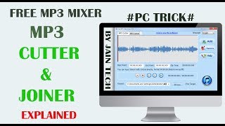 Free Mp3 Cutter amp Joiner  Mix Your Songs  Pc Trick [upl. by Yate]