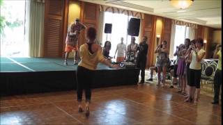 Jorjet Alcocer Pachanga Footwork [upl. by Ecirtael131]