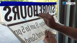 Vinyl Lettering  Installation [upl. by Attenaz706]