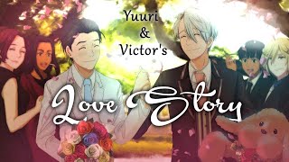 AMV Yuri on Ice  Yuuri amp Victors Love Story [upl. by Ahsiekrats]