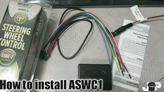 How to install steering wheel controlsaswc1 [upl. by Ahsilem934]