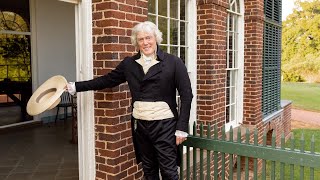 Live with Thomas Jefferson Visiting Monticello [upl. by Volnay150]