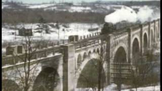 DLampW Steam Locomotives over the LackawannaDelaware River Viaduct [upl. by Artus431]