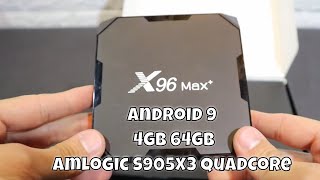 X96 MAX Plus Smart TV BOX 8K Android 9 0 Amlogic S905X3 Quad Core 4GB 64GB [upl. by Ayekan]