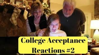 College Acceptance Reactions Compilation 2018 2 [upl. by Ojyllek235]