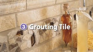 How to Grout Your Tile or Stone [upl. by Aihceyt]