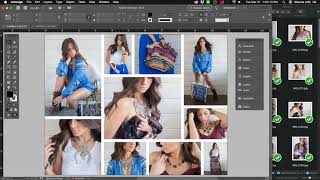 Making an Photo CollageGrid with InDesign [upl. by Madelle317]