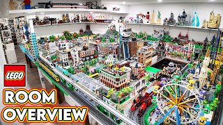 FULL LEGO ROOM OVERVIEW 2023 Year End [upl. by Ehcor]